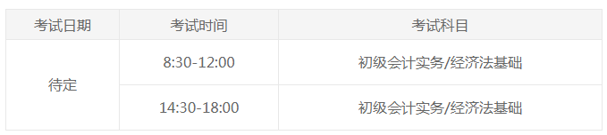 原定5月9日初級(jí)考試 5月9日會(huì)公布考試時(shí)間嗎？