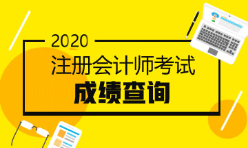 2020年注會(huì)考試成績查詢時(shí)間