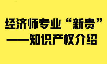 經(jīng)濟師專業(yè)“新貴”——知識產(chǎn)權介紹