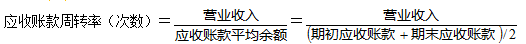 2020年中級(jí)會(huì)計(jì)職稱(chēng)財(cái)務(wù)管理知識(shí)點(diǎn)：應(yīng)收賬款周轉(zhuǎn)率