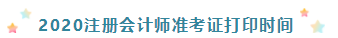 2020年浙江杭州注冊(cè)會(huì)計(jì)師準(zhǔn)考證打印時(shí)間須知！