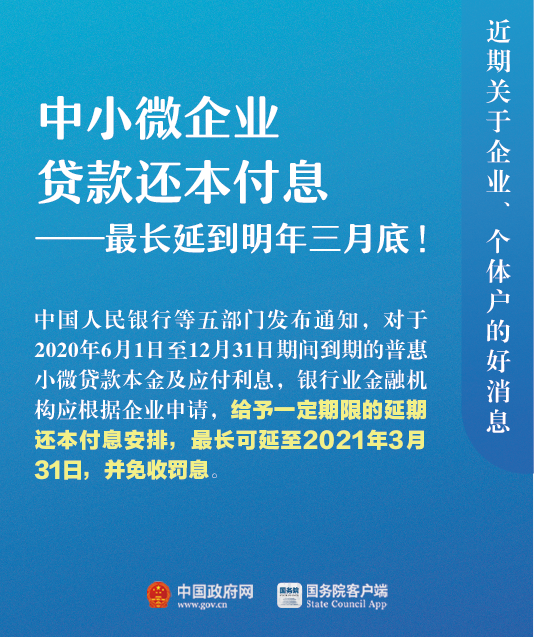 關(guān)于企業(yè)、個(gè)體戶，近期9個(gè)好消息！