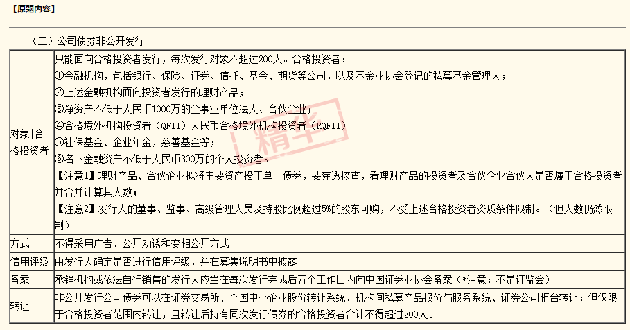 2020注會經(jīng)濟(jì)法答疑精華第七章：為什么要有合格投資者的概念