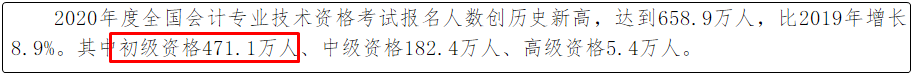 初級會計每年報名人數(shù)增長 通過率卻不高 原因到底為何？