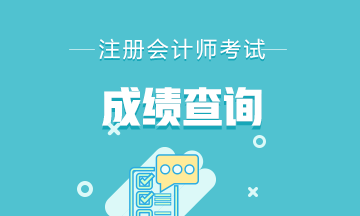 江西注冊(cè)會(huì)計(jì)師2020年成績(jī)查詢時(shí)間來(lái)嘍！