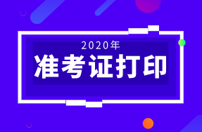 貴州2020年初級(jí)經(jīng)濟(jì)師準(zhǔn)考證打印時(shí)間：11月13-20日