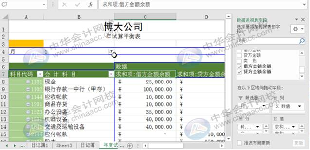 Excel實(shí)操技能：用Eexcel編制試算平衡表！