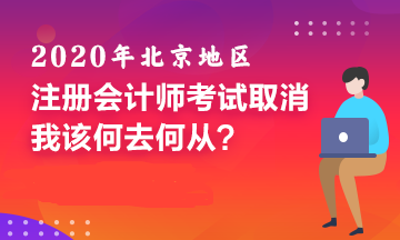 北京CPA考試取消！備考好幾個月的我該何去何從！