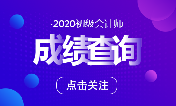 2020初級(jí)會(huì)計(jì)師考試成績(jī)查詢官網(wǎng)入口在哪？