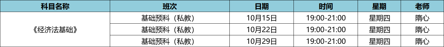 快來！初級私教直播班《經(jīng)濟法基礎(chǔ)》于9月24日正式開課啦！