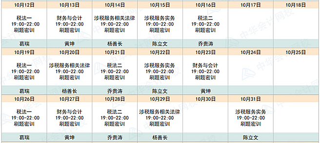 預(yù)告：2020稅務(wù)師點(diǎn)題密訓(xùn)班10月10日漲價 不下手就晚了