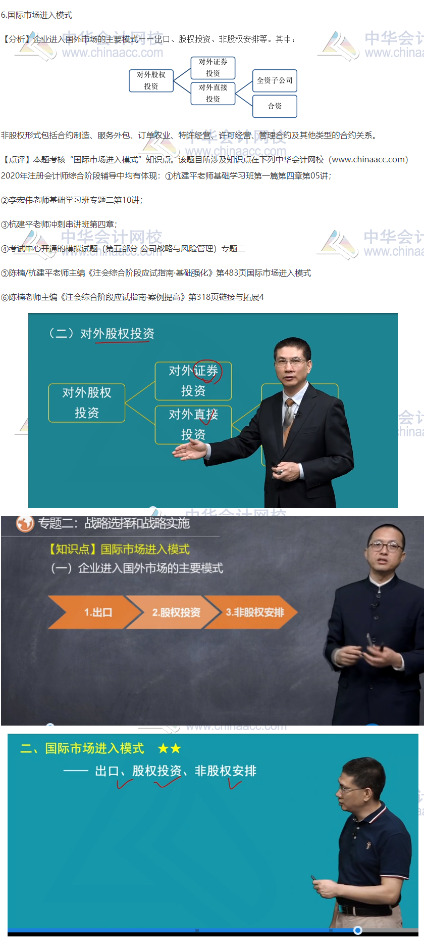 2020注會職業(yè)能力綜合測試（試卷二）考點總結(jié)（考生回憶版）