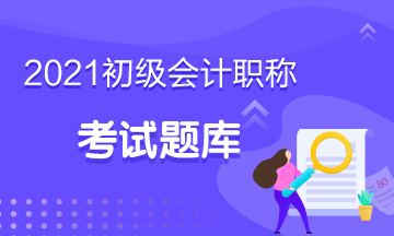 2021年山東省初級(jí)會(huì)計(jì)考試練習(xí)題題庫(kù)上線 快來(lái)練習(xí)吧！