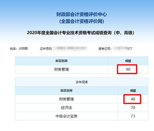 中級財管備考近70！在網(wǎng)校 從20到90其實沒有多遠(yuǎn)