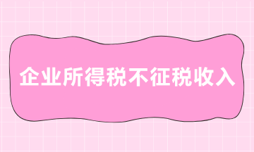 企業(yè)所得稅中的不征稅收入有哪些？一起來(lái)了解下