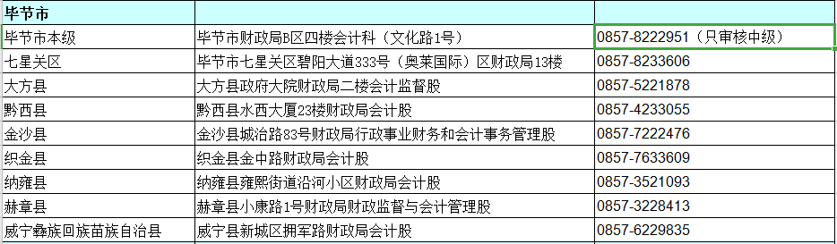 貴州銅仁2020中級(jí)會(huì)計(jì)資格審核地點(diǎn)你知道嗎？