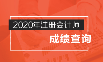 四川成都2020年注冊(cè)會(huì)計(jì)師成績(jī)查詢時(shí)間確定了嗎？