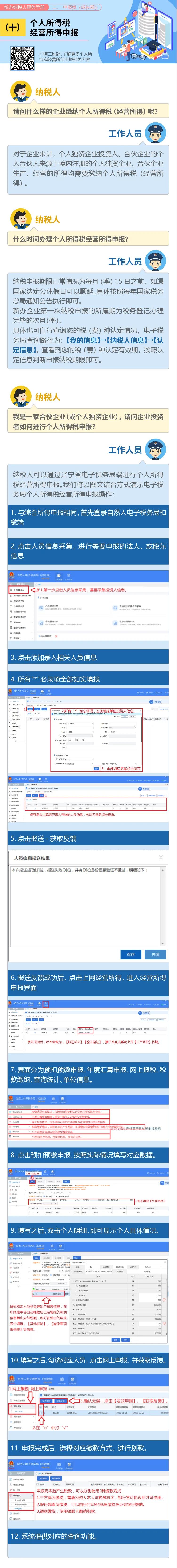 申報馬上用！個人所得稅經(jīng)營所得申報