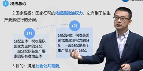 楊軍老師：2021年注會(huì)稅法【基礎(chǔ)精講】階段課程免費(fèi)試聽