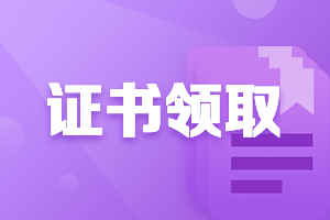 海南三亞市2020中級(jí)會(huì)計(jì)證書(shū)領(lǐng)取時(shí)間是？