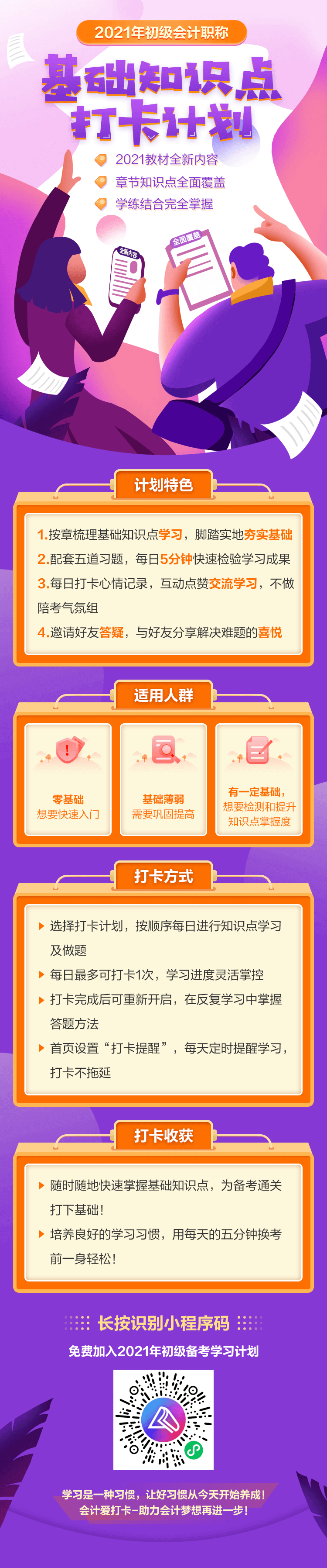 滴！新的一年從堅持初級打卡開始！