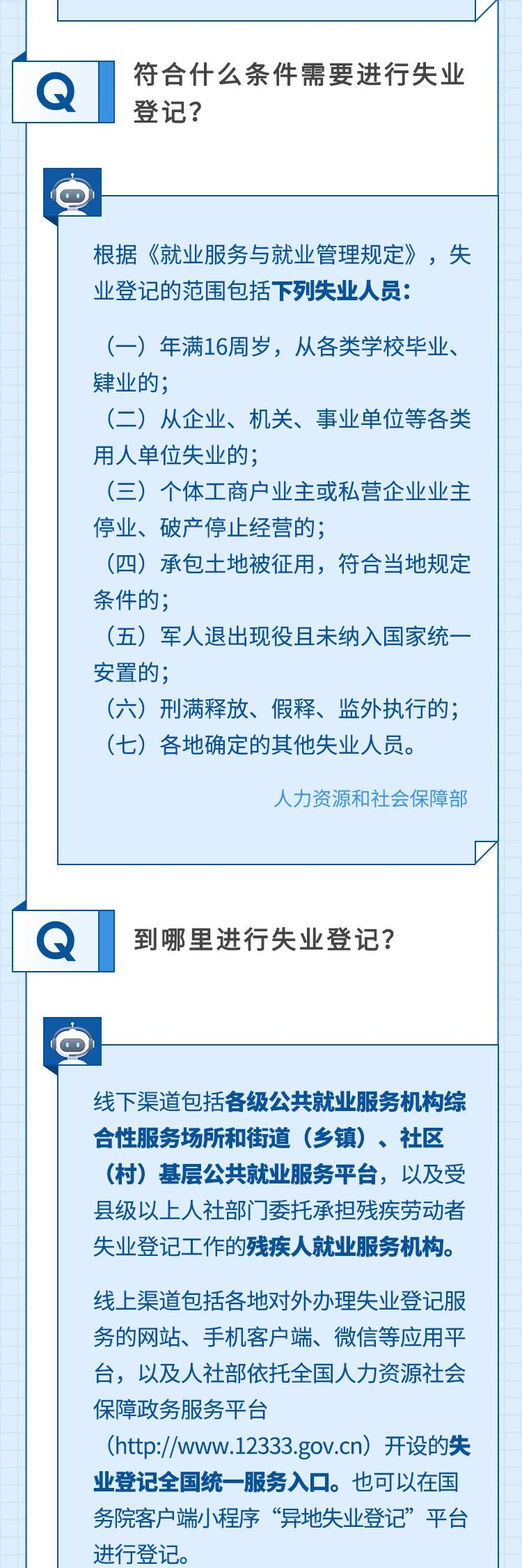 關(guān)于失業(yè)登記、失業(yè)補助金，希望這些回答可以幫到你！