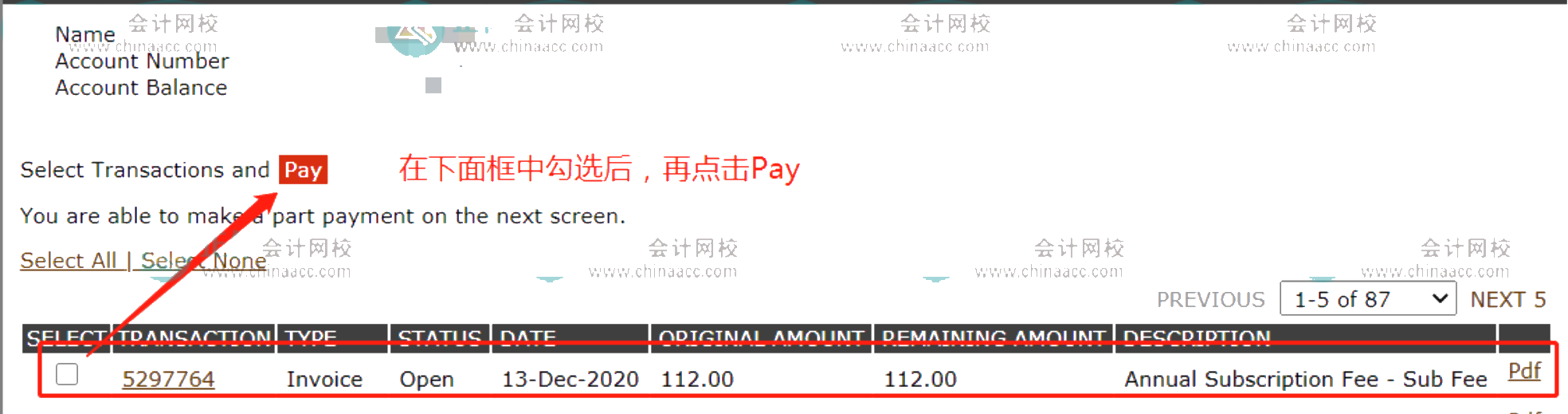 點(diǎn)擊上面紅色的Pay2