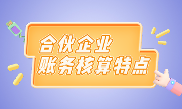 合伙企業(yè)賬務(wù)核算特點(diǎn)