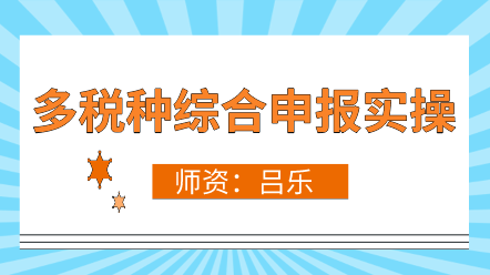 多稅種合并申報(bào)政策解讀、新舊差異、操作流程 超全！