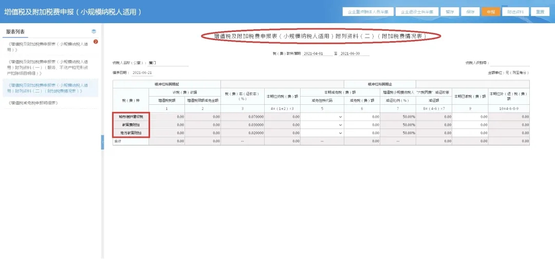 第二季度使用新申報表進行納稅申報居然這樣操作…