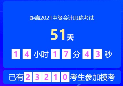 2021中級會計萬人?？即筚惖诙文？枷迺r預(yù)約中~