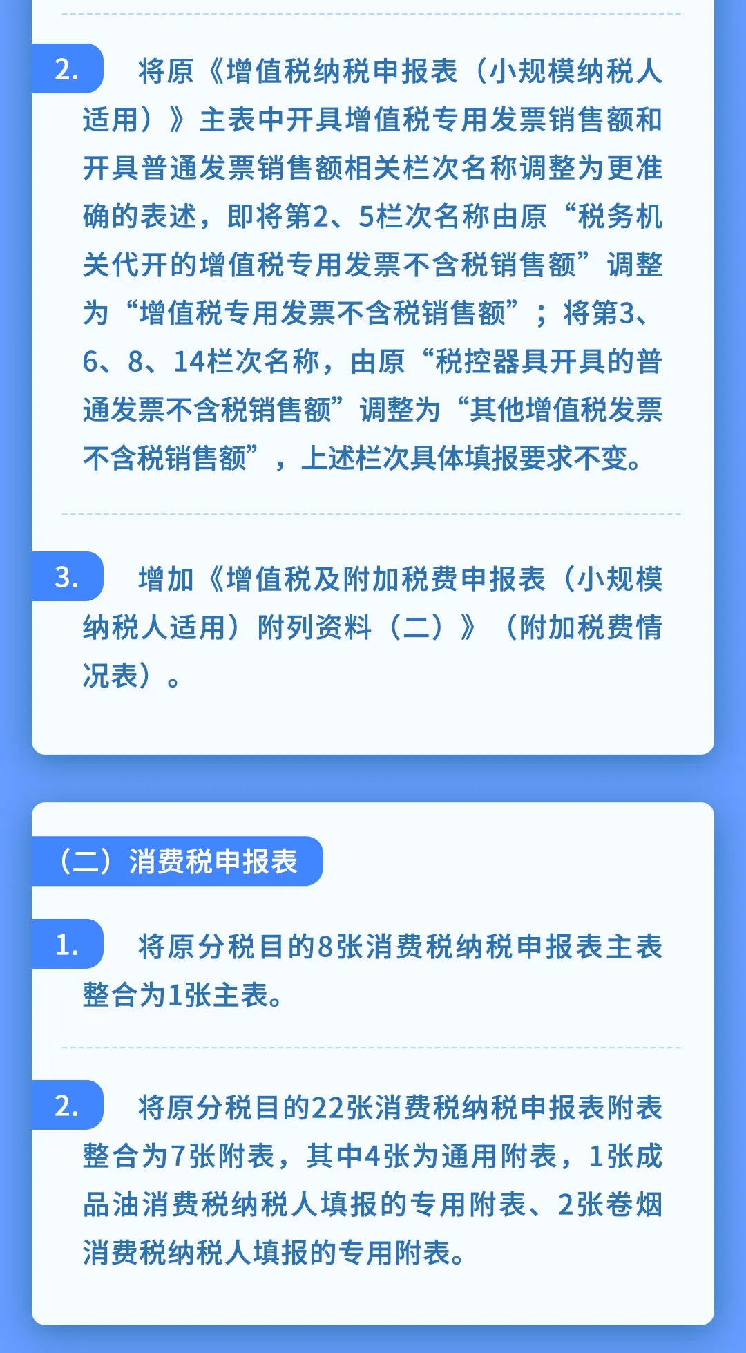 增值稅、消費稅及附加稅費申報表整合，帶你梳理一遍！