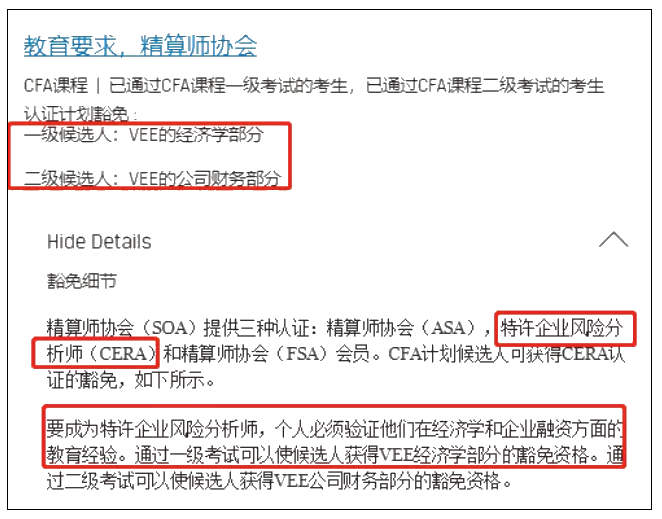 太好了！具備CFA資格竟然可以免考這些證書！