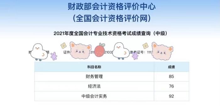 中級會計一年過三科！不要假裝努力！結(jié)果不會陪你演戲！