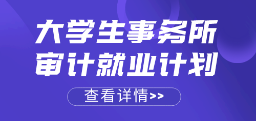 應(yīng)屆畢業(yè)生順利進(jìn)入事務(wù)所做審計(jì)助理，來(lái)看她是如何做到的~