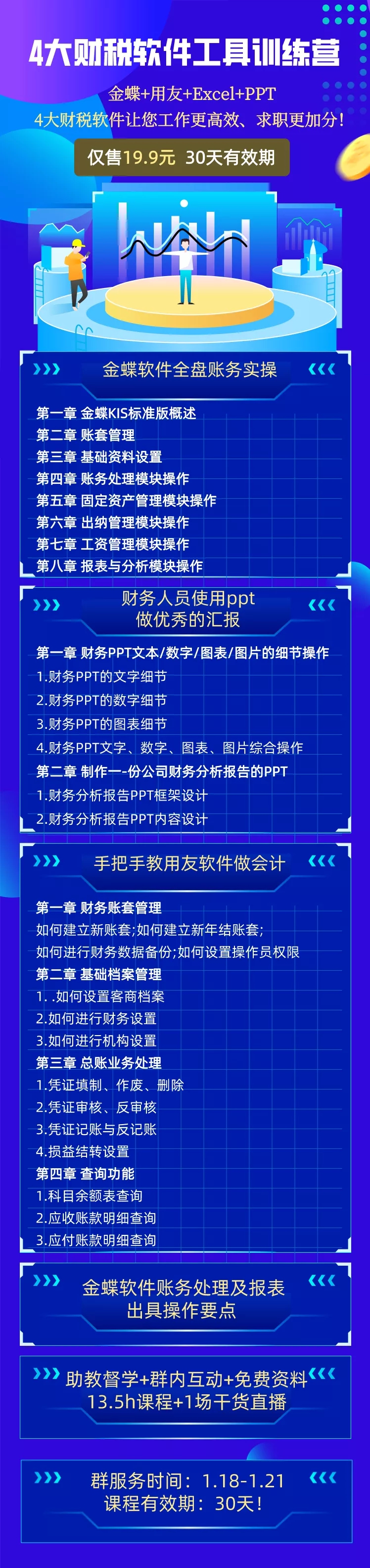 《4天財(cái)務(wù)軟件工具訓(xùn)練營》限時(shí)秒殺！