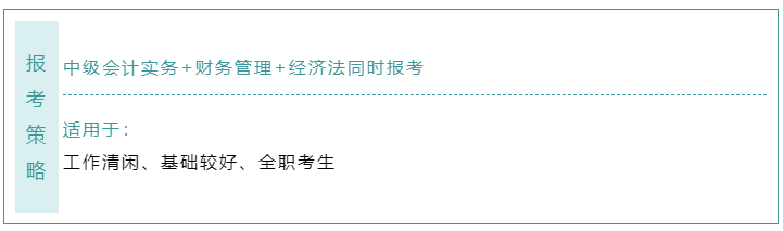 不知道中級會計職稱報考科目如何搭配？這樣選！