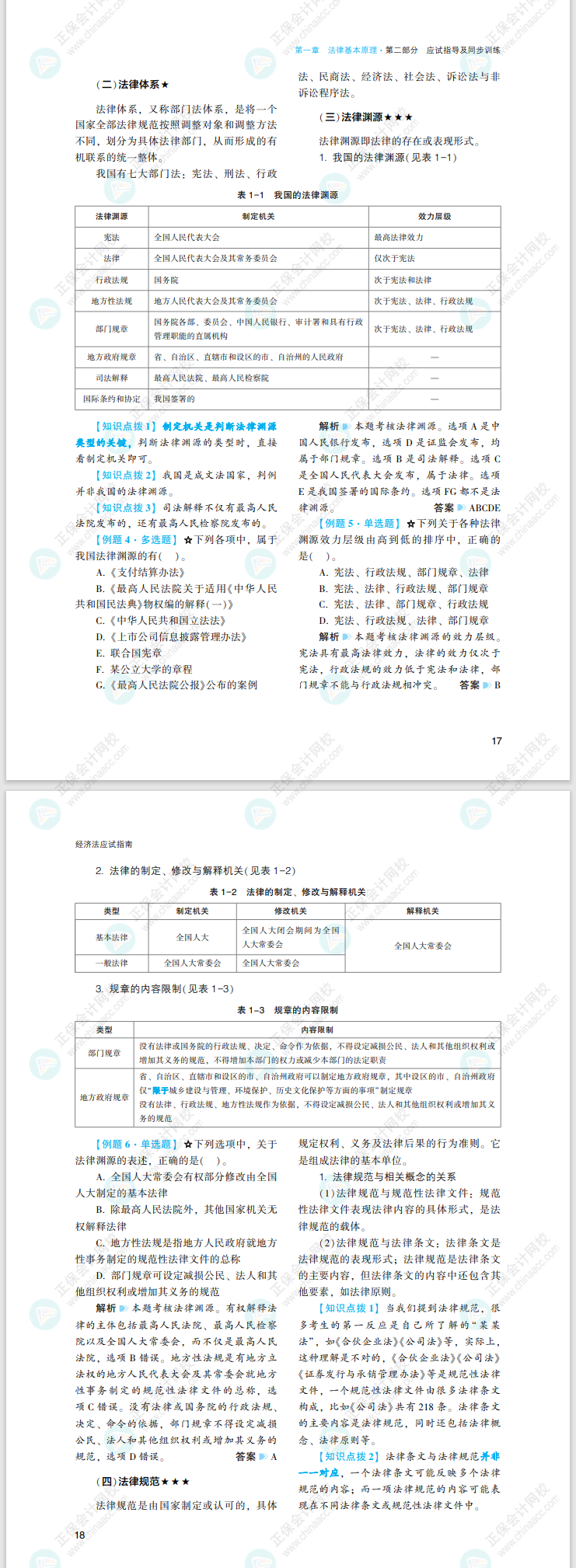 不看血虧！2022注會經(jīng)濟法《應試指南》免費試讀來了！