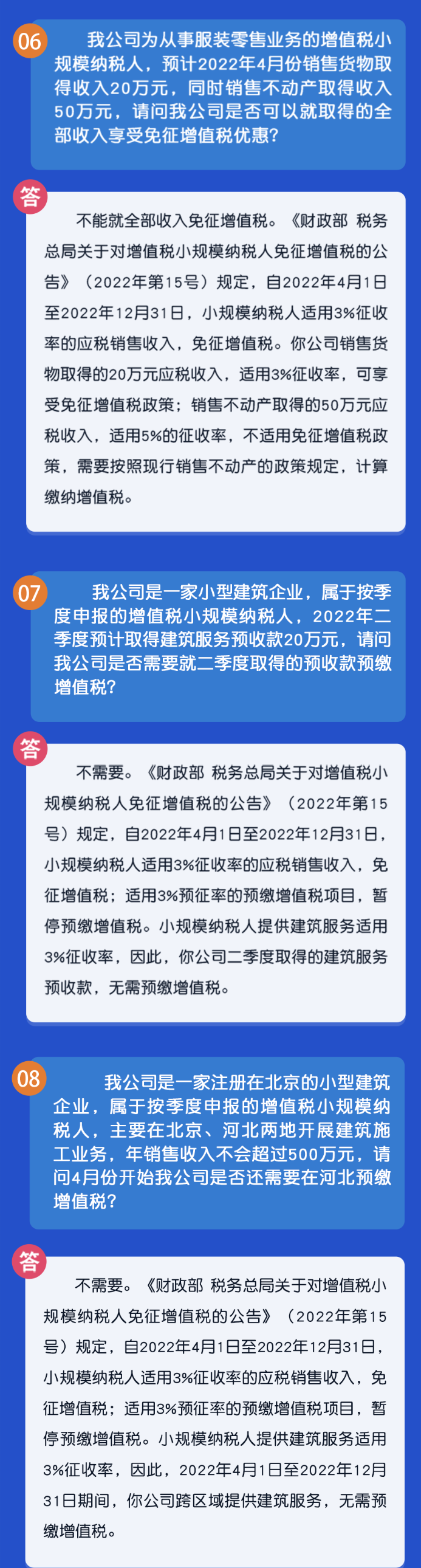 小規(guī)模納稅人免征增值稅政策熱點匯總