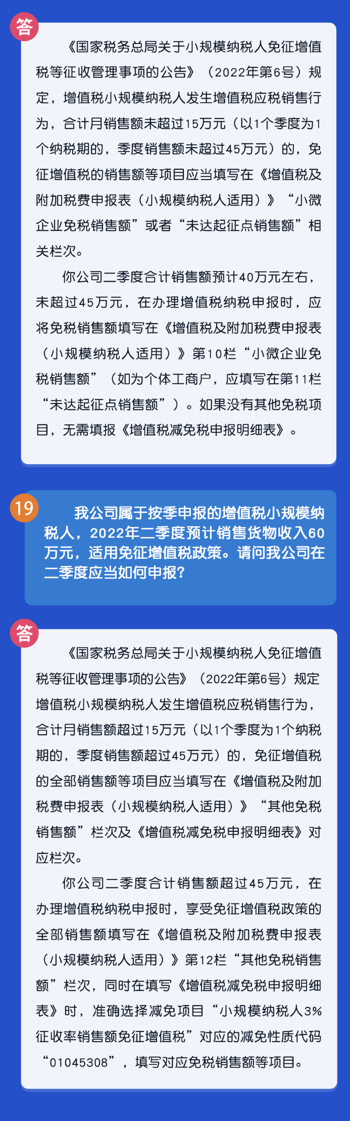 小規(guī)模納稅人免征增值稅政策熱點匯總