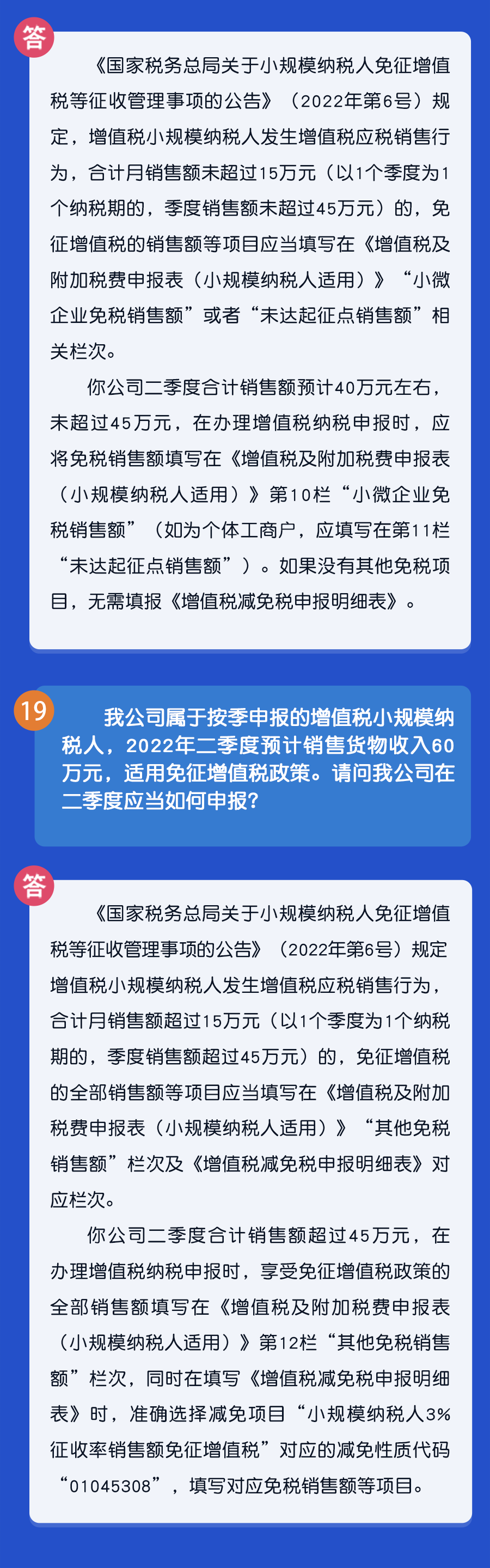 秒懂！小規(guī)模納稅人免征增值稅政策熱點(diǎn)匯總！7