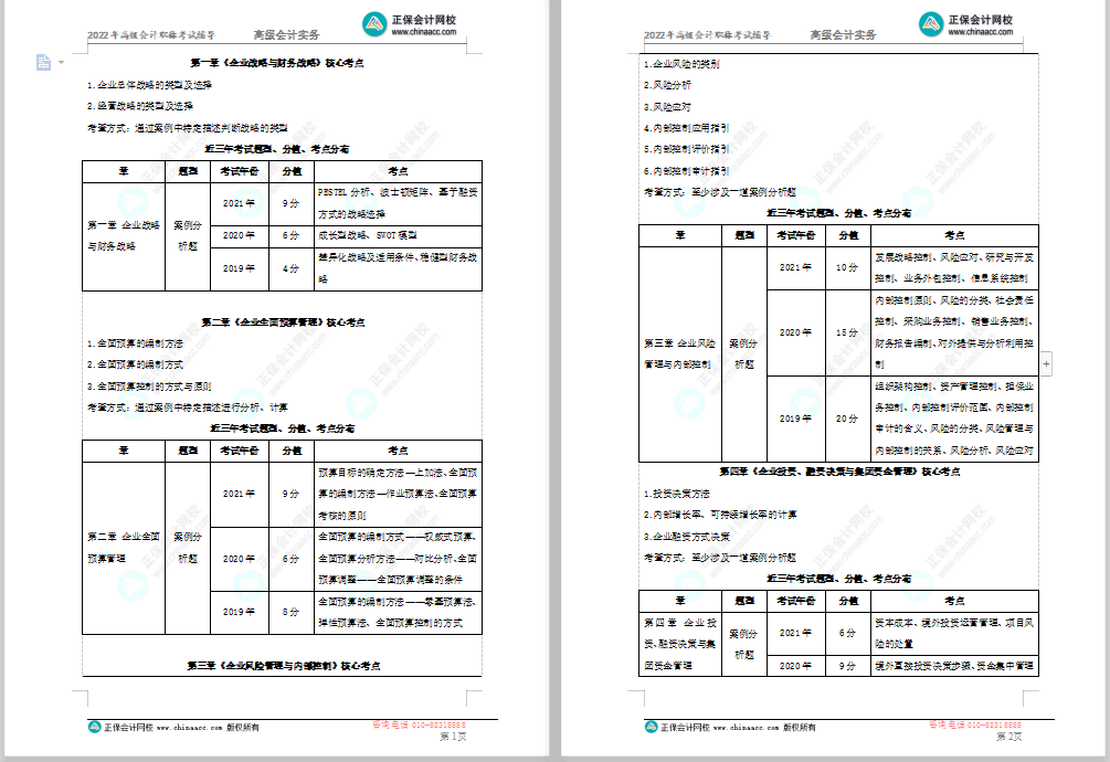 2022年高級會計師“延考沖刺大禮包” 速來領取>