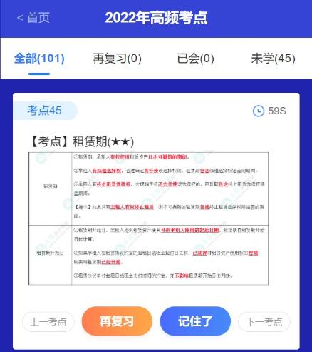 好消息！注會(huì)考點(diǎn)速記神器更新啦~60s速記2022高頻考點(diǎn)！