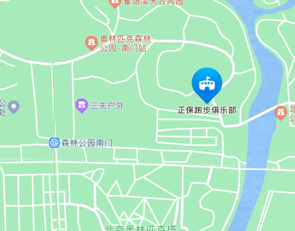 正保跑步俱樂部奧森跑者服務(wù)站交通指南