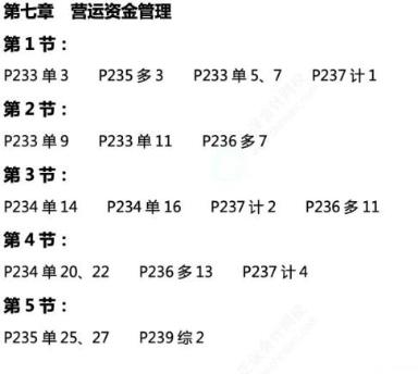 達江22年中級財務管理《應試指南》刷題系列【5】：第7章