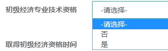 初級經濟師專業(yè)技術資格