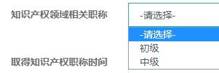 知識產權領域相關職稱