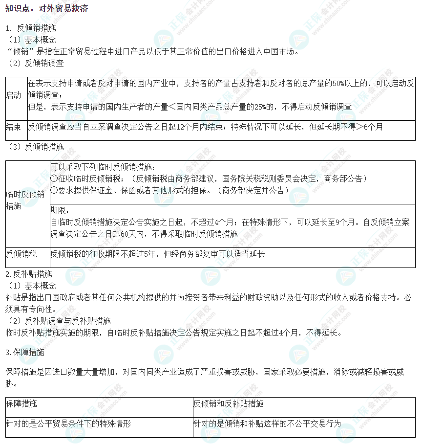 2022注會《經(jīng)濟法》易錯易混淆知識點