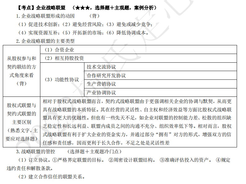 2022注冊會計師考試考點總結(jié)【8.27戰(zhàn)略】