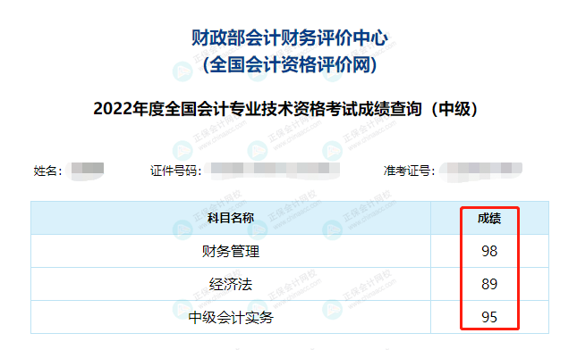 2022中級會計成績公布后要低調？但實力不允許??！必須曬出來！